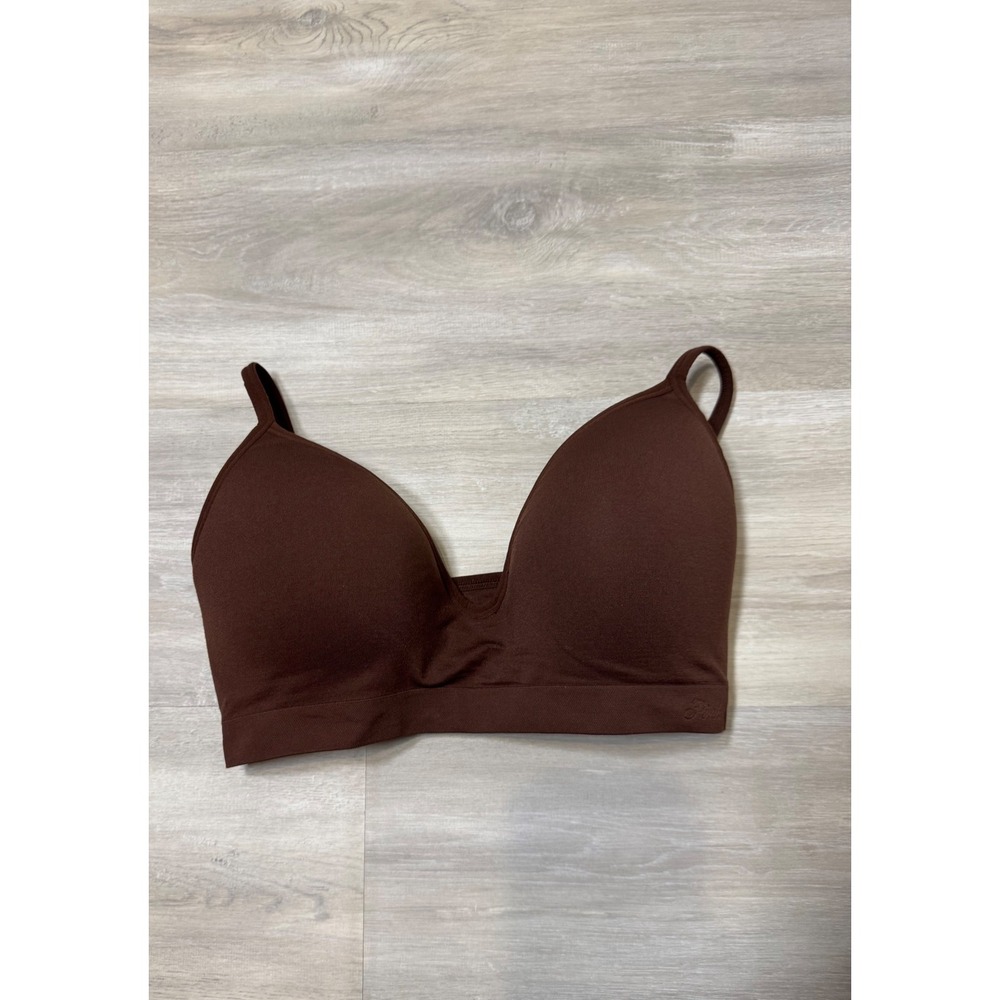 Victoria's Secret PINK Seamless Push-Up Bra S-DD Chocolate Brown Wireless